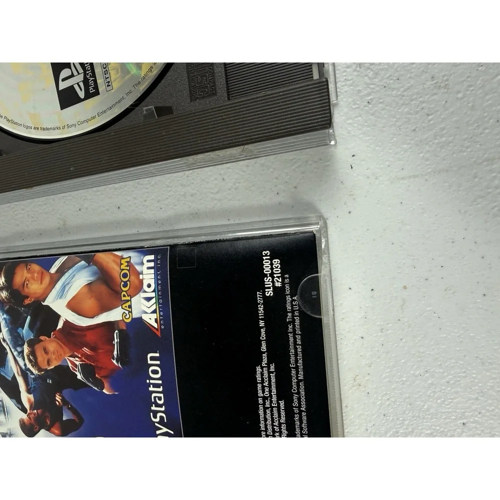 WWF Wrestlemania The Arcade Game Long Box PS1 + Registration Card Complete